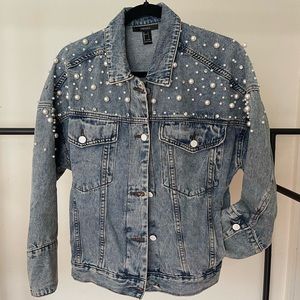 Embellished denim jacket🤩